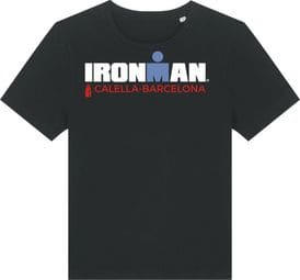 Dames Ironman Barcelona Zwart Korte Mouw T-Shirt