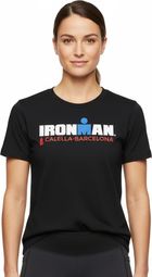 Dames Ironman Barcelona Zwart Korte Mouw T-Shirt