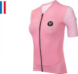 Jersey de manga corta LeBram Aspin Salmon Tailored Fit para mujer