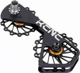 Jockey Wheel System KCNC Galets de Dérailleur Shimano 6800/9000 14+16 Dents Noir