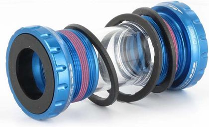 FIRST Boitier pour SHIMANO FSA RACE FACE roulements externes Bleu 68mm/73mm