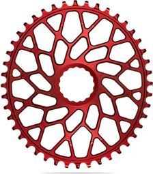 AbsoluteBlack Narrow Wide Direct Mount Oval Chainring CX for Easton / Race Face Cranks 12 S Red