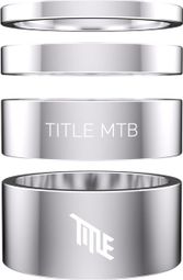 Set aluminium stuurpenafstandhouders Title 1 1/8″ Chroom