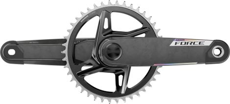 Sram Red XPLR E1 DUB Crankset 42T 12/13S Natural Carbon Black