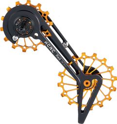 Jockey Wheel System KCNC Galets de Dérailleur Sram Red 14+16 Dents Or