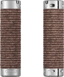 Paar Brooks Plump Leather 130/130mm Brown Grips