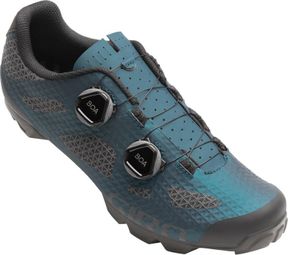 Giro Sector Blue Harbor Eloxierte MTB-Schuhe