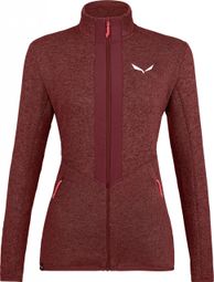Dames Salewa Rocca 2 Polarlite Fleece Rood