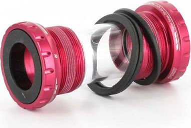 First Boitier pour SHIMANO FSA RACE FACE roulements externes Rouge 68mm/73mm