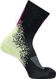 Salomon GRVL Crew sokken zwart/roze