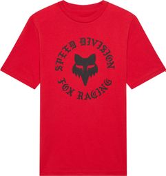 Fox-T-shirt met rode badge voor kinderen