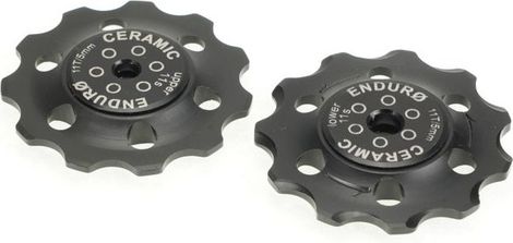 Enduro Lagers 11 tanden voor Sram 11 speed derailleur Zwart