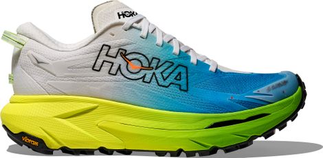 Hoka Mafate 5 Men's Trail Running Shoes - Blue/Green/Yellow