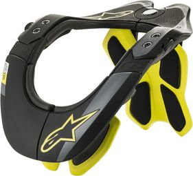 Alpinestars Bns Tech-2 Nekbeschermer Zwart/Geel Fluo
