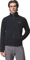 Columbia Arctic Crest Hybrid Fleece Jas Zwart