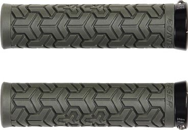 Paar Bontrager SE Elite Ocean Recycled Plastic Grips Olive Green