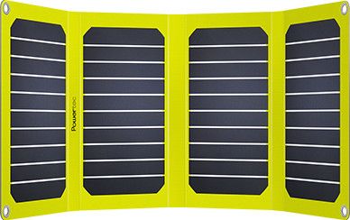 Powertec PT Flap 21W Solar-Ladegerät mit dreifachem Ausgang