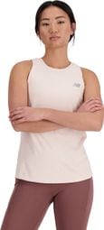 Camiseta de Tirantes New Balance Q Speed Jacquard Rosa para Mujer