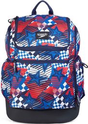 Speedo Teamster 2.0 35L Blue and Red Backpack