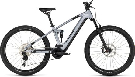 VTT Électrique Tout-Suspendu Cube Stereo Hybrid 120 Race 625 Shimano Deore/XT 12V 625 Wh 29'' Argent Polar