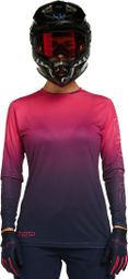 Maillot Manches Longues Femme Dharco Race Fort Bill Rose/Violet