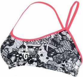 Michael Phelps Kokeshi 2 Women's Two-Piece Bikini Top Black / Pink