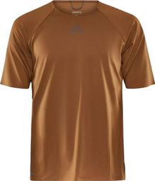 Maillot manches courtes Craft Pro Trail Marron