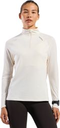 Pull Odlo 1/2 Zip Essential Ceramiwarm Blanc Femme