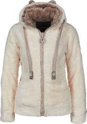 Veste Polaire à Capuche Femme Areli Ecru