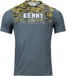 Maillot Manches Courtes Kenny Charger Flower Gris