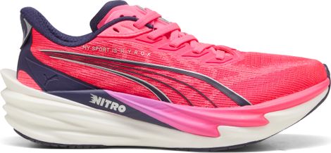 Puma Deviate Nitro 4 Hyrox Roze Hardloopschoenen voor dames