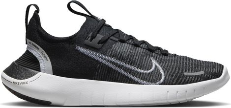 Nike Free Run Fkyknit <strong>Next Nature Negro Blanco Zapatillas Mujer</strong>