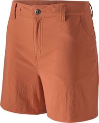 Women's Patagonia Quandary Hiking Shorts 5' Orange
