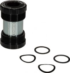 ElvedesThread Fit T47 Eje de pedalier de 68 mm para Shimano de 24 mm Negro