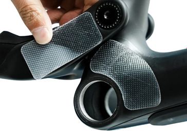 Lot de 2 autocollants de protection boîtier de pédalier et extrémité de manivelle