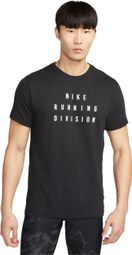 Camiseta de manga corta Nike Dri-Fit Run Division Negra