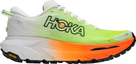 Zapatillas de trail Hoka Mafate 5 blancas/naranjas para hombre