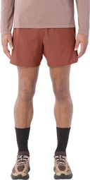 Pantalones cortos Salomon SHKout Core 5in marrones para hombre