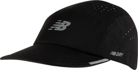 New Balance 5 Panel Pro Run Cap Zwart