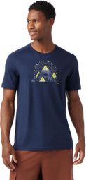T-Shirt Technique Smartwool Geo Phase Active Bleu 