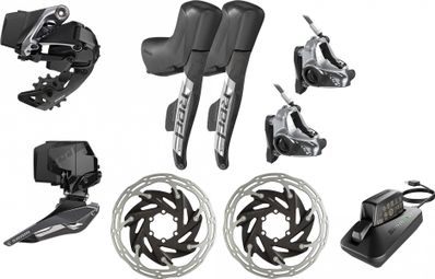 Grupo Sram Red etap AXS Disco Hidráulico 6 Agujeros 2x12V