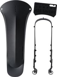 Guardabarros trasero Ass Savers Win Wing MTB Stealth Negro