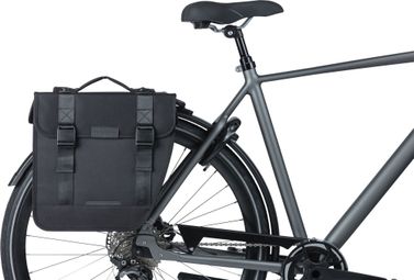 Basil Tour Double Bicycle Bag Mik Black