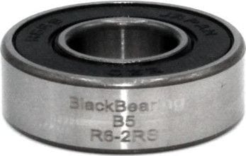Black Bearing R6-2RS 9,53 x 22,23 x 7,14 mm