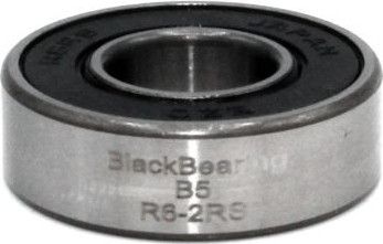 Schwarzes Lager R6-2RS 9,53 x 22,23 x 7,14 mm