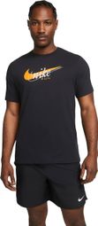 Camiseta de manga corta Nike Dri-Fit Heritage Negra
