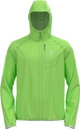 Odlo Zeroweight Dual Dry Performance Knit Running Jacket Green