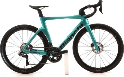 Produit reconditionné · Bianchi Oltre Comp Di2 12V · Vert / Vélo de route | Très bon état