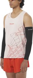 Camiseta sin mangas Salomon S/Lab Speed rosa para hombre