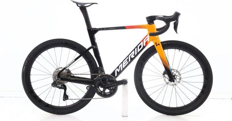 Produit reconditionné · Merida Reacto 5000 Bahrain Mclaren Carbone Di2 12V · Noir / Vélo de route / Merida | Très bon état